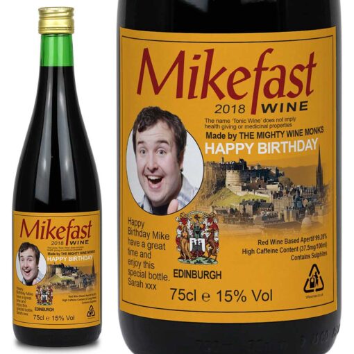 Personalised Edinburgh Buckfast Bottle Gift