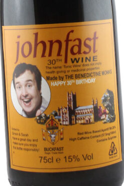 30th Birthday Gift Buckfast Bottle