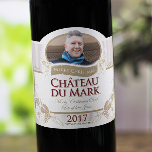 Christmas Present Personalised Gift Wine